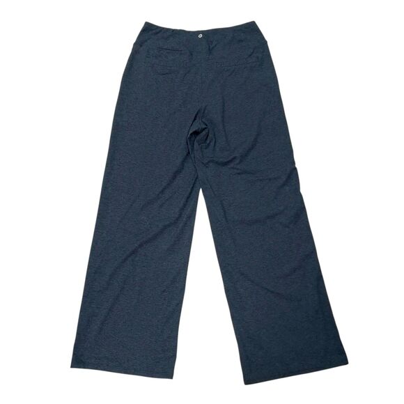 G4Free Wide Leg Pants Womens Large Navy Soft Fabric Comfort Activewear Yoga - Picture 5 of 11